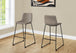 I 7751 Office Chair - Taupe Leather-Look / Stand-Up Desk - Furniture Depot