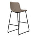 I 7751 Office Chair - Taupe Leather-Look / Stand-Up Desk - Furniture Depot