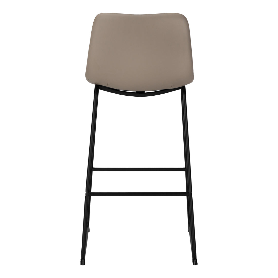 I 7751 Office Chair - Taupe Leather-Look / Stand-Up Desk - Furniture Depot