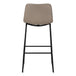 I 7751 Office Chair - Taupe Leather-Look / Stand-Up Desk - Furniture Depot