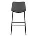 I 7752 Office Chair - Grey Leather-Look / Stand-Up Desk - Furniture Depot