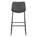 I 7752 Office Chair - Grey Leather-Look / Stand-Up Desk - Furniture Depot