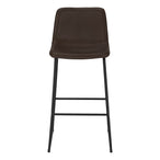 I 7753 Office Chair - Brown Leather-Look / Stand-Up Desk - Furniture Depot