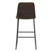 I 7753 Office Chair - Brown Leather-Look / Stand-Up Desk - Furniture Depot