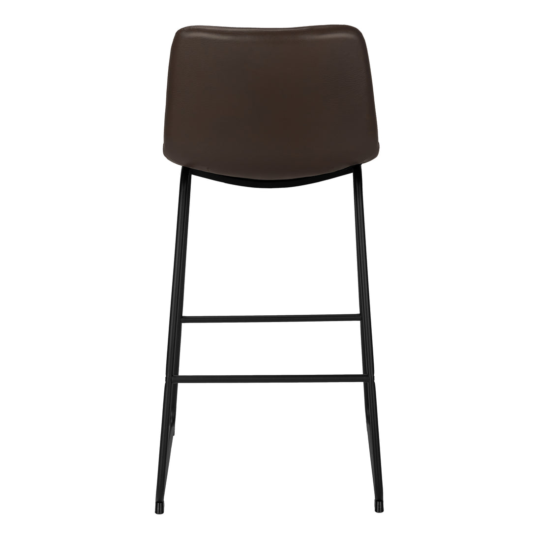 I 7753 Office Chair - Brown Leather-Look / Stand-Up Desk - Furniture Depot