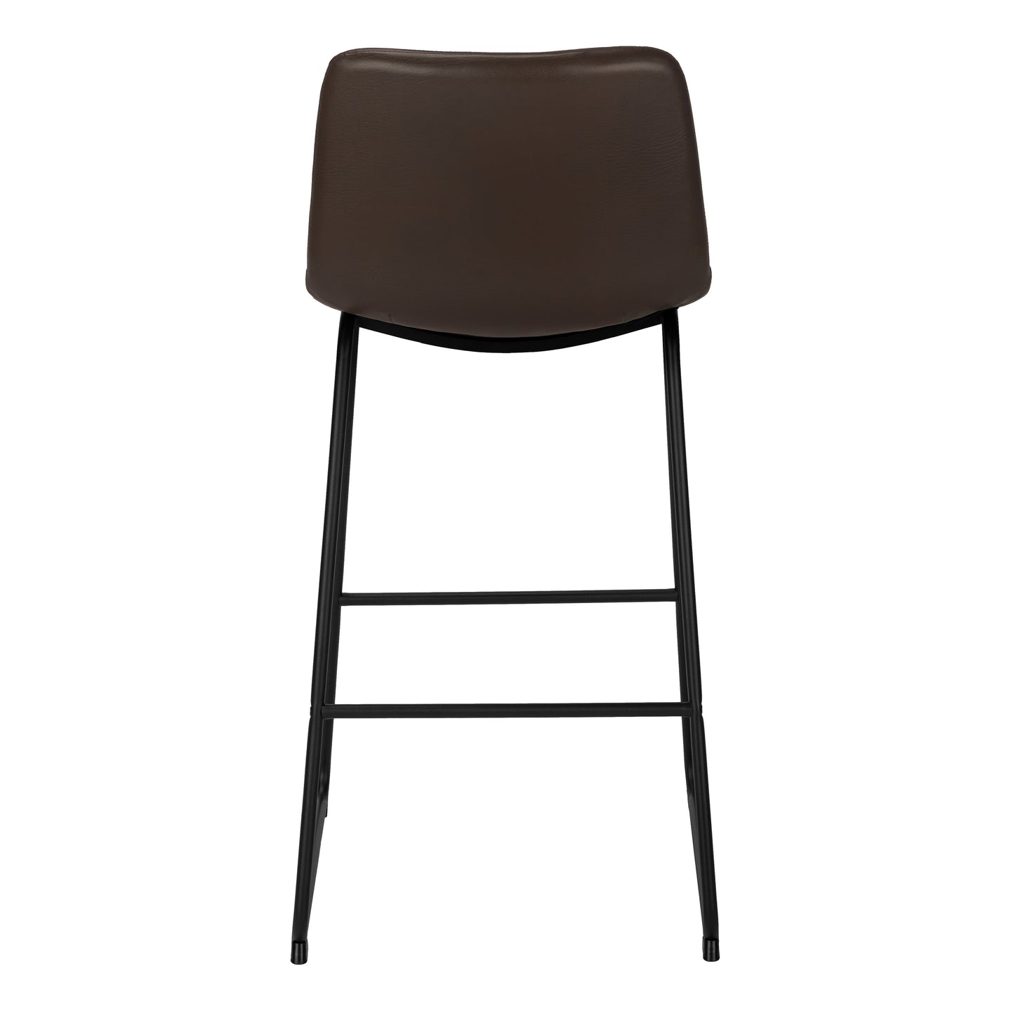 I 7753 Office Chair - Brown Leather-Look / Stand-Up Desk - Furniture Depot