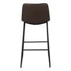 I 7753 Office Chair - Brown Leather-Look / Stand-Up Desk - Furniture Depot