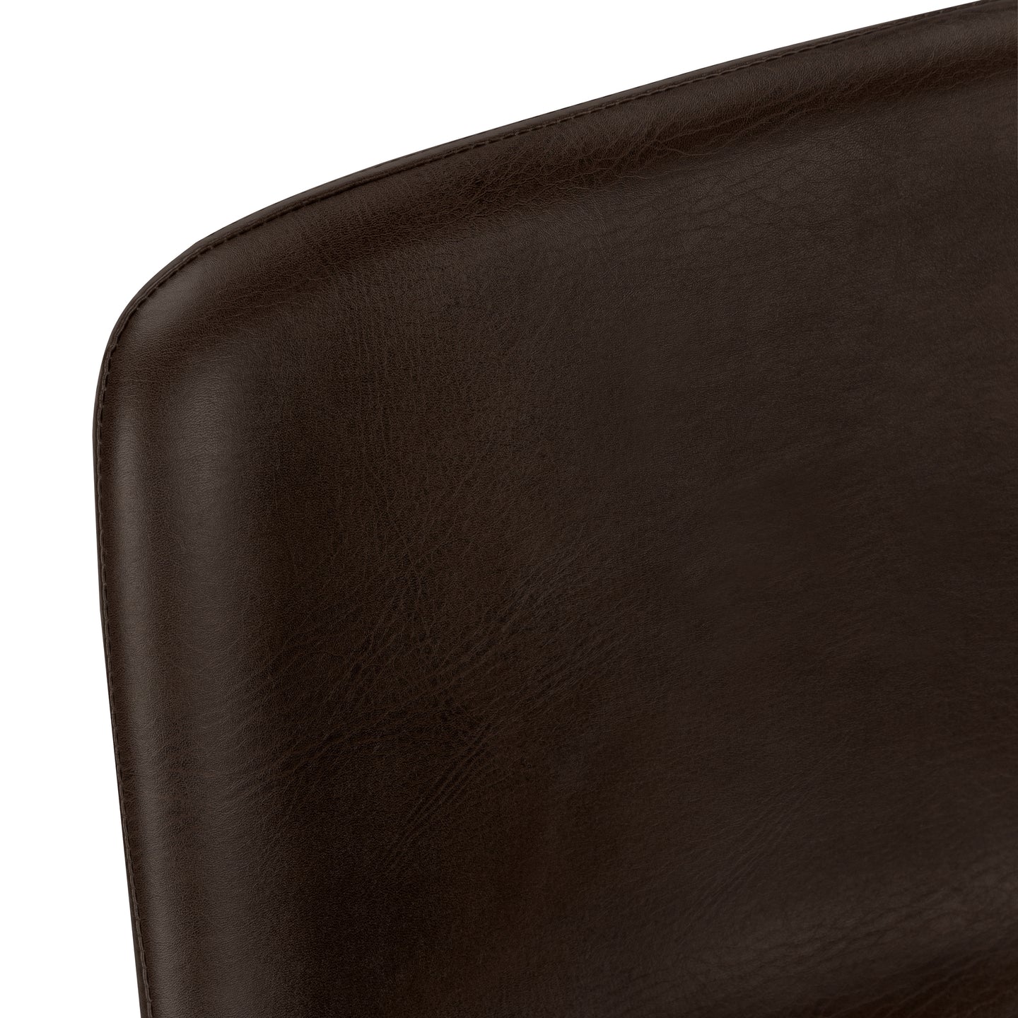 I 7753 Office Chair - Brown Leather-Look / Stand-Up Desk - Furniture Depot