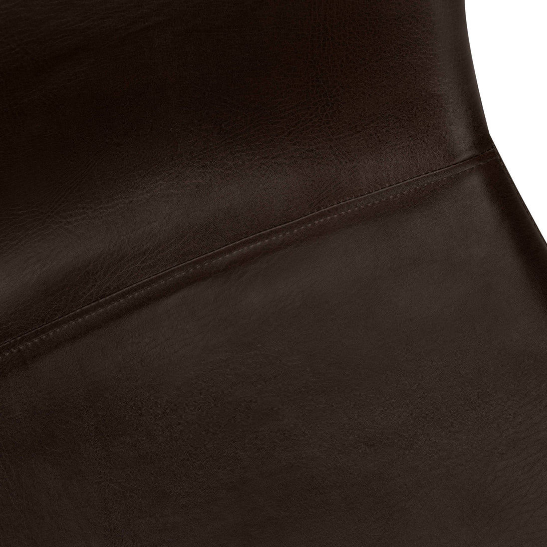 I 7753 Office Chair - Brown Leather-Look / Stand-Up Desk - Furniture Depot