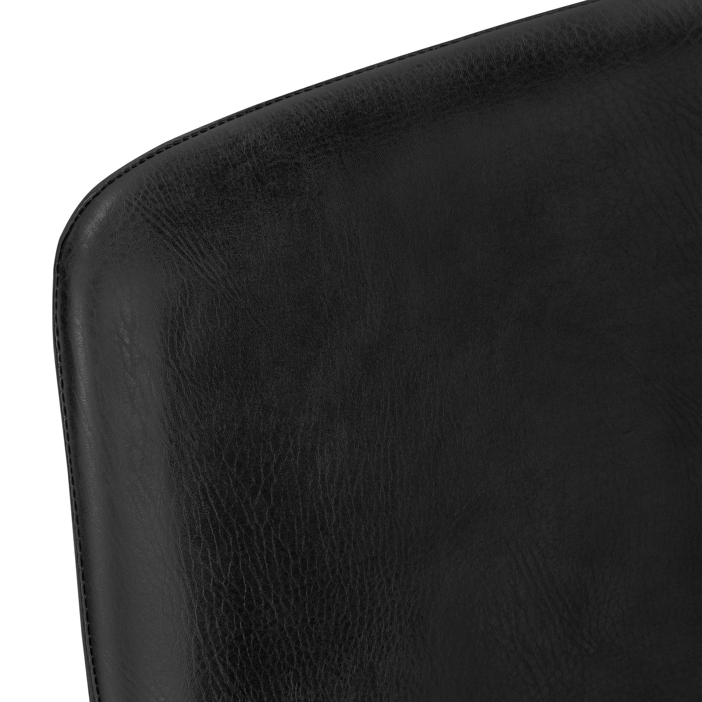I 7754 Office Chair - Black Leather-Look / Stand-Up Desk - Furniture Depot