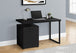 I 7761 Computer Desk - 48"L / Black Left Or Right Facing - Furniture Depot
