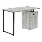I 7763 Computer Desk - 48"L / Grey Left Or Right Facing - Furniture Depot