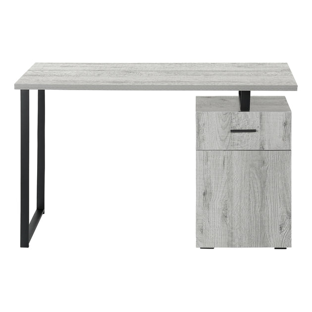 I 7763 Computer Desk - 48"L / Grey Left Or Right Facing - Furniture Depot