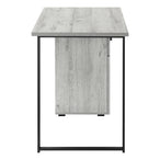 I 7763 Computer Desk - 48"L / Grey Left Or Right Facing - Furniture Depot