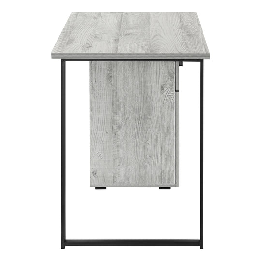 I 7763 Computer Desk - 48"L / Grey Left Or Right Facing - Furniture Depot