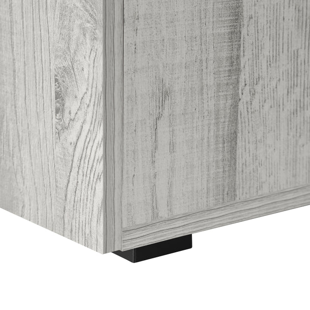 I 7763 Computer Desk - 48"L / Grey Left Or Right Facing - Furniture Depot