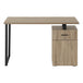 I 7764 Computer Desk - 48"L / Dark Taupe Left Or Right Facing - Furniture Depot