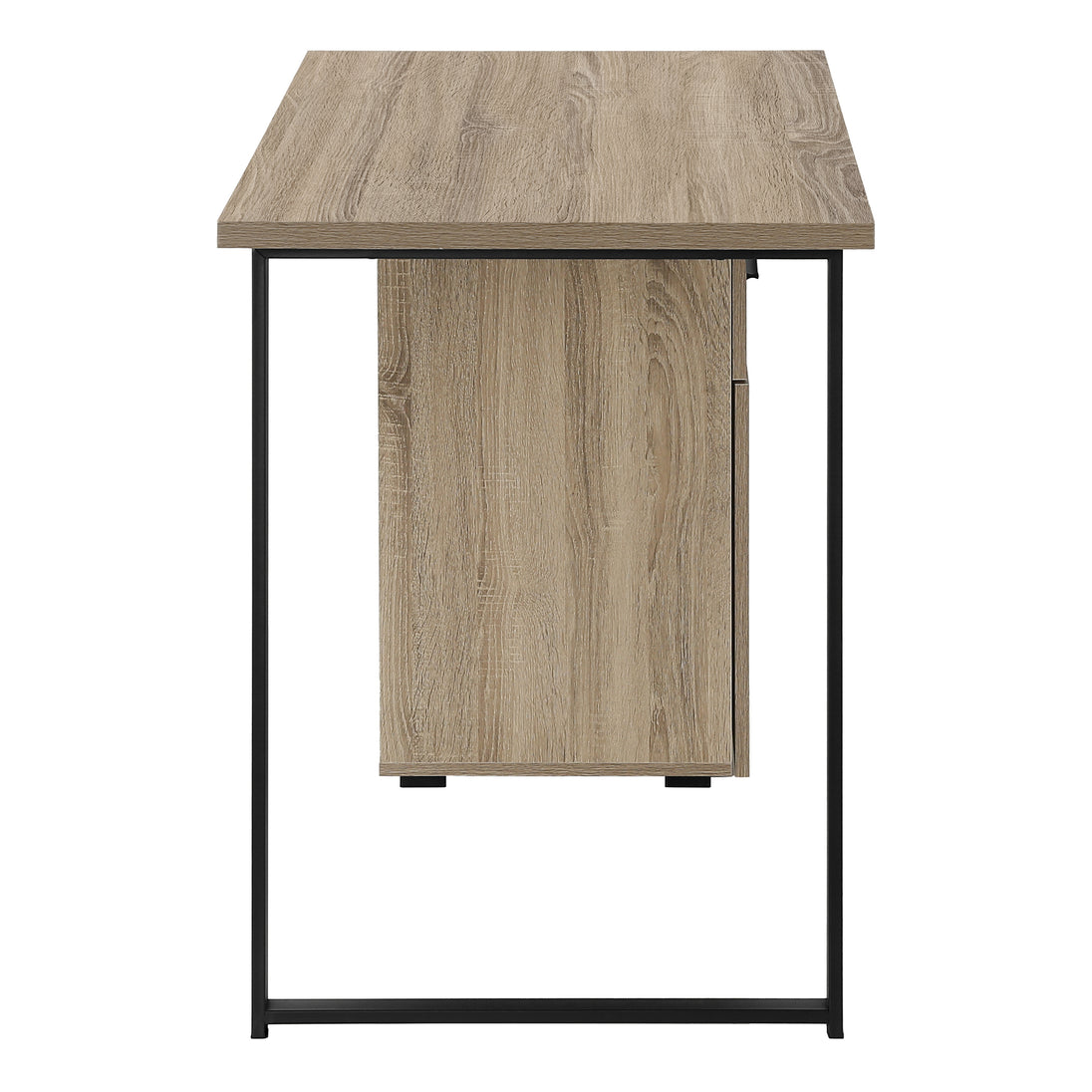 I 7764 Computer Desk - 48"L / Dark Taupe Left Or Right Facing - Furniture Depot
