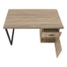 I 7764 Computer Desk - 48"L / Dark Taupe Left Or Right Facing - Furniture Depot
