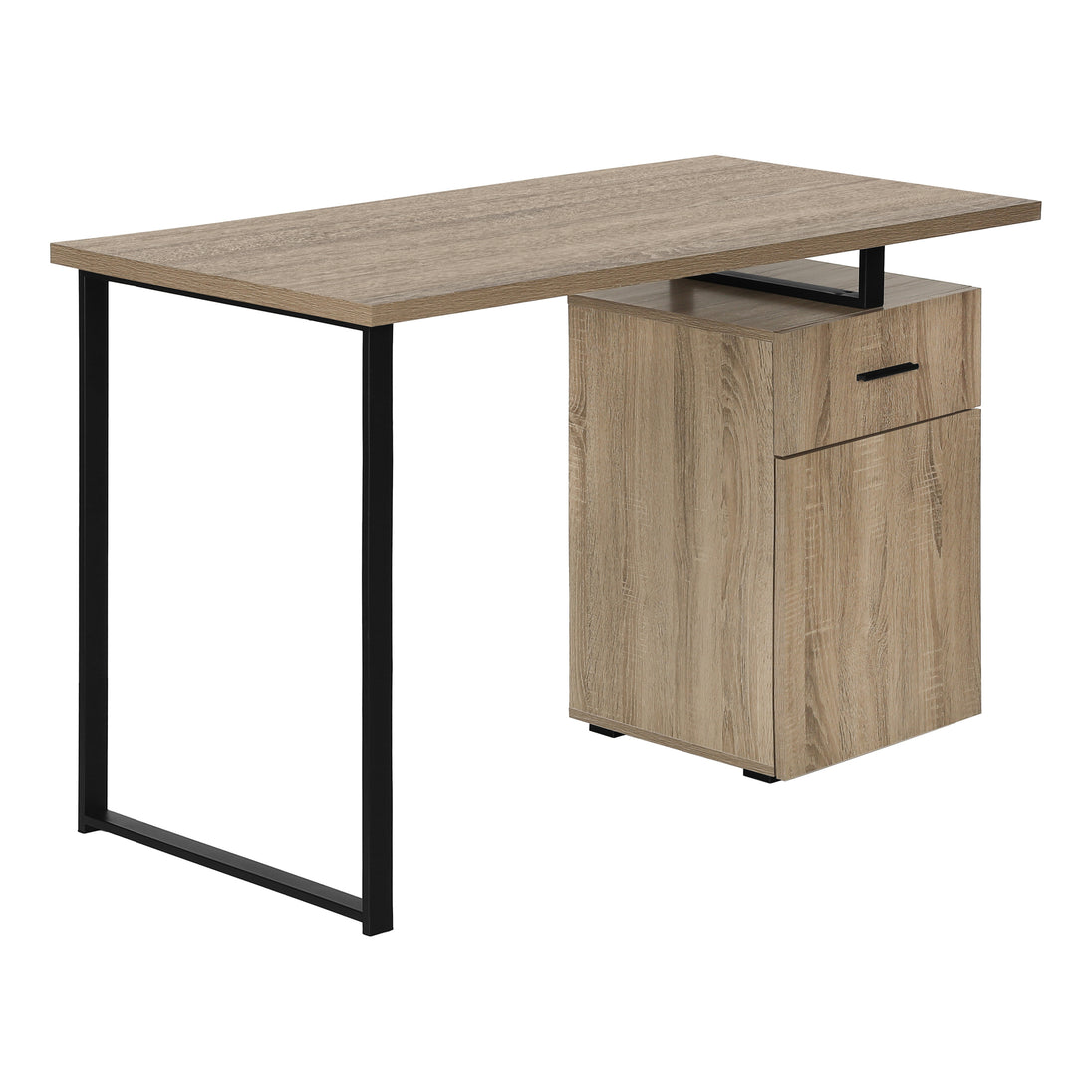 I 7764 Computer Desk - 48"L / Dark Taupe Left Or Right Facing - Furniture Depot