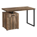 I 7765 Computer Desk - 48"L / Brown Reclaimed Left/ Right Facing - Furniture Depot
