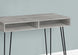 I 7773 Computer Desk - 40"L / Grey / Black Metal - Furniture Depot