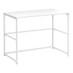 I 7775 Computer Desk - 40"L / White / White Metal - Furniture Depot