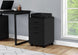 I 7781 Filing Cabinet - 3 Drawer / Black On Castors - Furniture Depot (7881156493560)