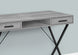 I 7792 Computer Desk - 42"L / Grey / Black Metal - Furniture Depot