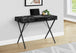 I 7793 Computer Desk - 42"L / Black Marble / Black Metal - Furniture Depot