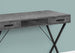 I 7795 Computer Desk - 42"L / Grey Stone-Look / Black Metal - Furniture Depot (7881157279992)