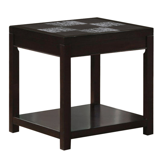 I 7801E Accent Table - Espresso Veneer - Furniture Depot (7881157771512)