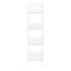 I 7801 Bookcase - 48"H / White / White Metal - Furniture Depot (7881157738744)