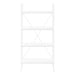 I 7801 Bookcase - 48"H / White / White Metal - Furniture Depot (7881157738744)