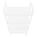 I 7801 Bookcase - 48"H / White / White Metal - Furniture Depot (7881157738744)