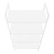 I 7801 Bookcase - 48"H / White / White Metal - Furniture Depot (7881157738744)