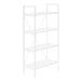 I 7801 Bookcase - 48"H / White / White Metal - Furniture Depot (7881157738744)