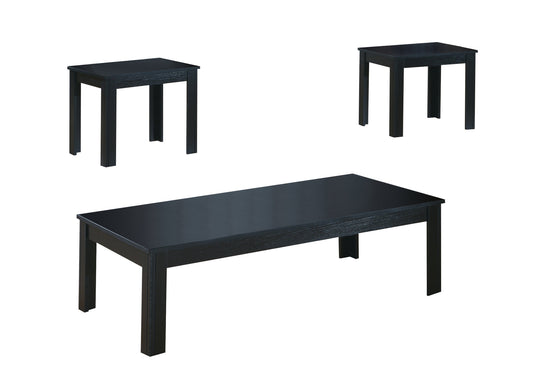 I 7840P Table Set - 3pcs Set / Black - Furniture Depot