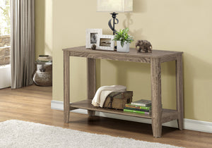 I 7915S Accent Table - 44"L / Dark Taupe Hall Console - Furniture Depot
