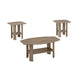 I 7927P Table Set - 3pcs Set / Dark Taupe - Furniture Depot (7881396781304)