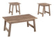 I 7931P Table Set - 3pcs Set / Dark Taupe - Furniture Depot (7881160851704)