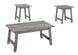 I 7932P Table Set - 3pcs Set / Grey - Furniture Depot