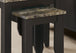 I 7982N Nesting Table - 3pcs Set / Espresso Marble Top - Furniture Depot