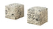 I 8162 Ottoman - 2pcs Set / Juvenile / Vintage French Fabric - Furniture Depot