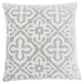 I 9214 Pillow - 18"X 18" / Light Grey Motif Design / 1pc - Furniture Depot (7881167470840)