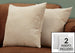 I 9229 Pillow - 18"X 18" / Light / Dark Taupe Abstract Dot/ 2pcs - Furniture Depot