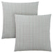 I 9231 Pillow - 18"X 18" / Light Blue / Grey Abstract Dot / 2pcs - Furniture Depot