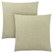I 9233 Pillow - 18"X 18" / Light / Dark Green Abstract Dot/ 2pcs - Furniture Depot