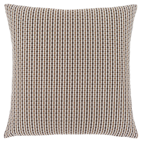 I 9238 Pillow - 18"X 18" / Light / Dark Brown Abstract Dot / 1pc - Furniture Depot (7881168879864)