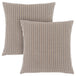I 9239 Pillow - 18"X 18" / Light / Dark Brown Abstract Dot/ 2pcs - Furniture Depot (7881168978168)